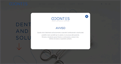 Desktop Screenshot of odontes.it